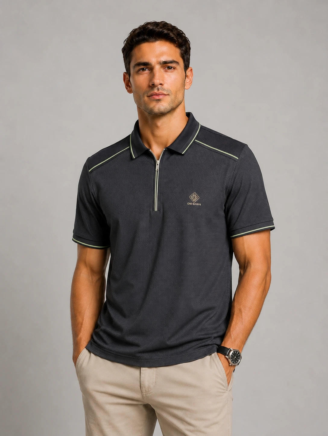 Elite Quarter-Zip Performance Polo