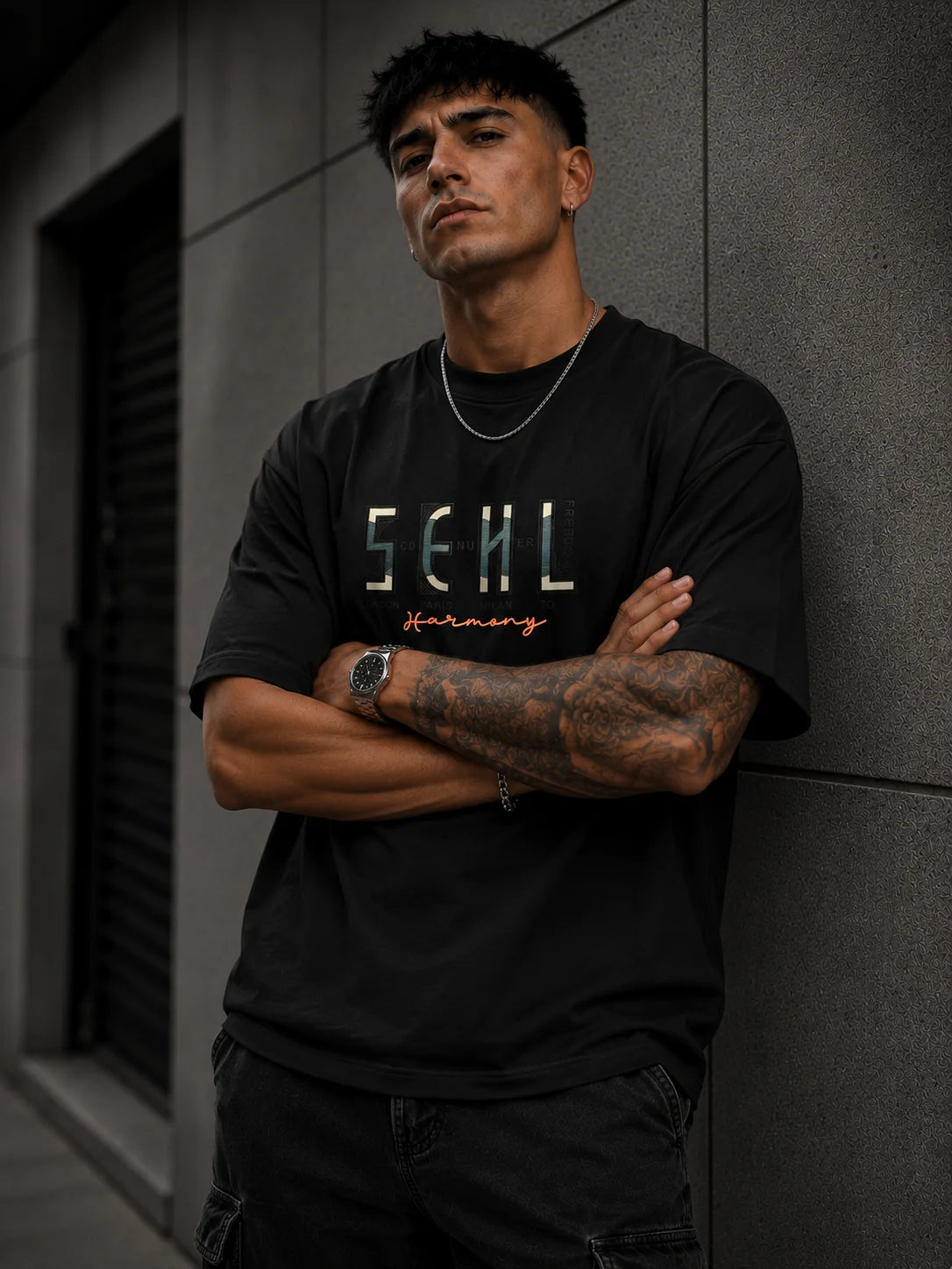 Urban Core Graphic Oversized Cotton Tee