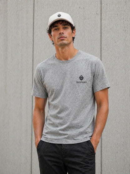 Essential Crewneck Minimalist Logo Tee