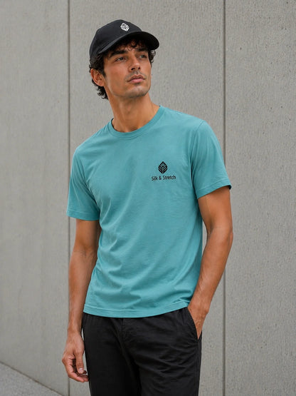 Essential Crewneck Minimalist Logo Tee