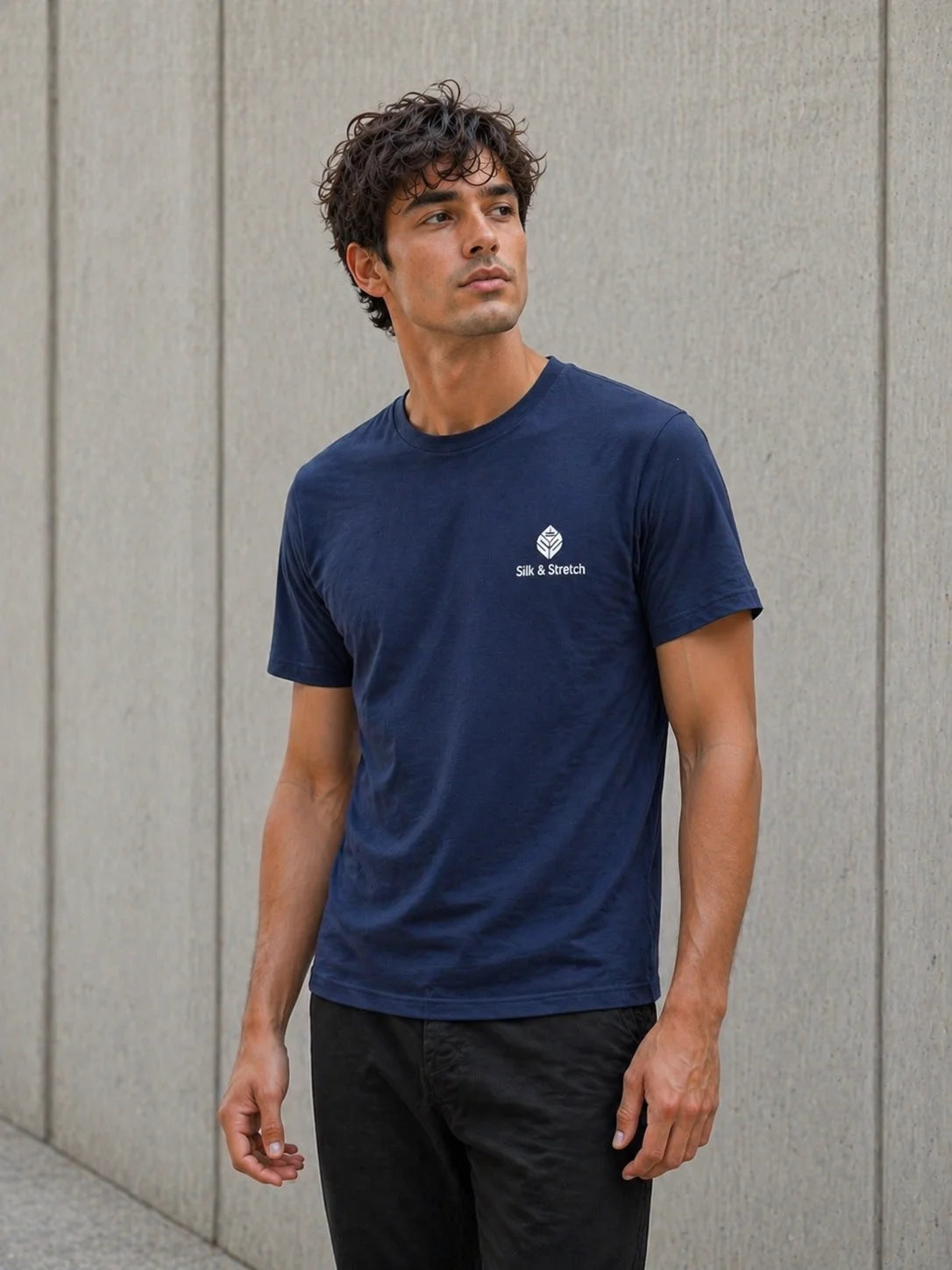 Essential Crewneck Minimalist Logo Tee