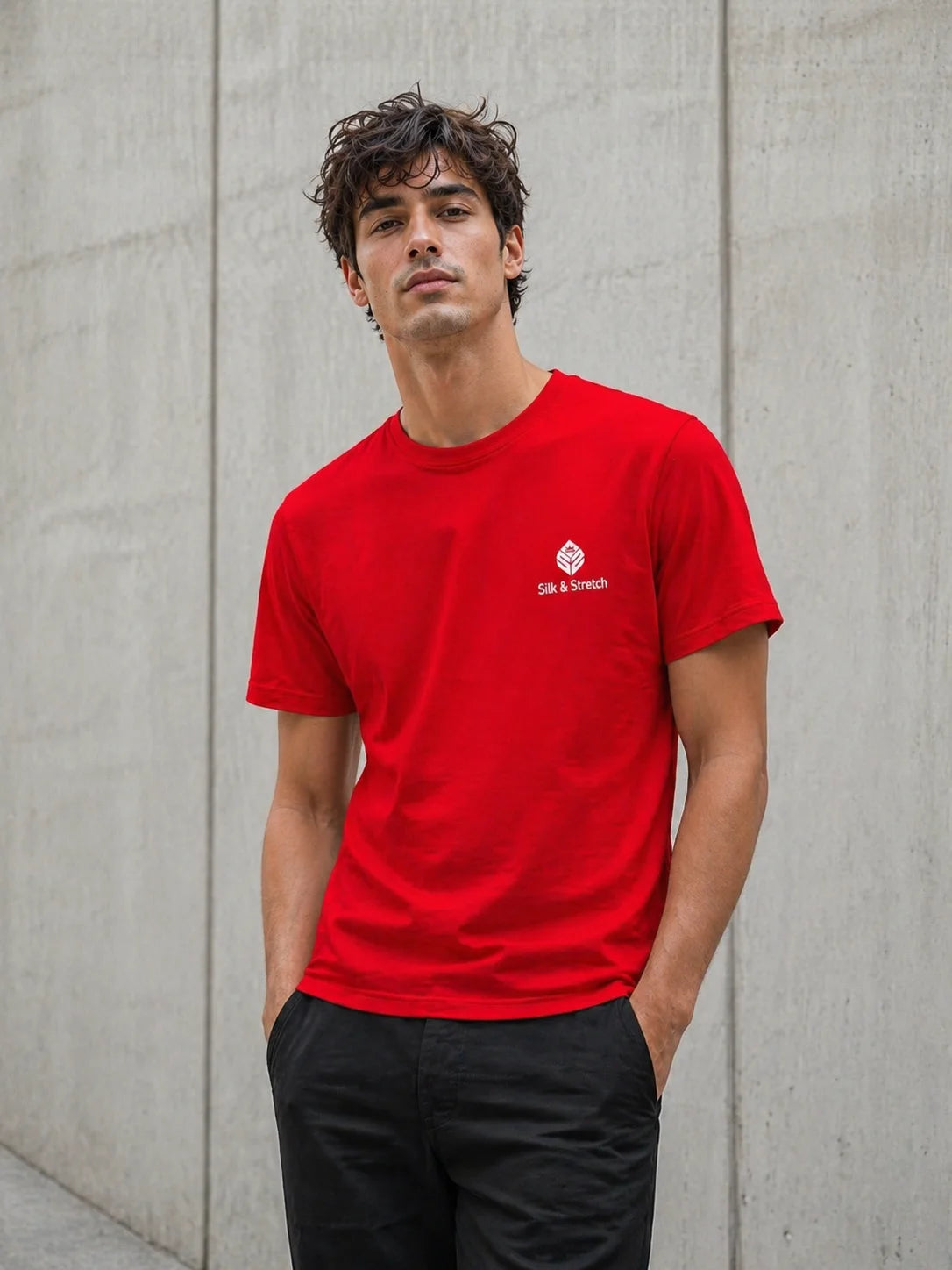 Essential Crewneck Minimalist Logo Tee