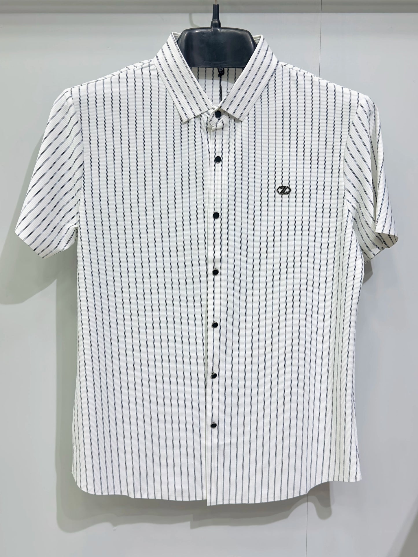 The Essential Line  Modern Monolith Striped Button-Down