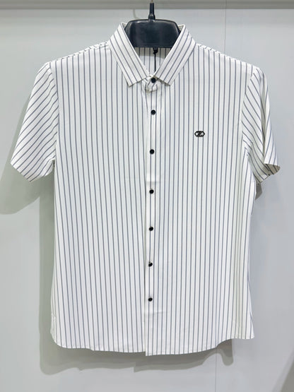 The Essential Line  Modern Monolith Striped Button-Down