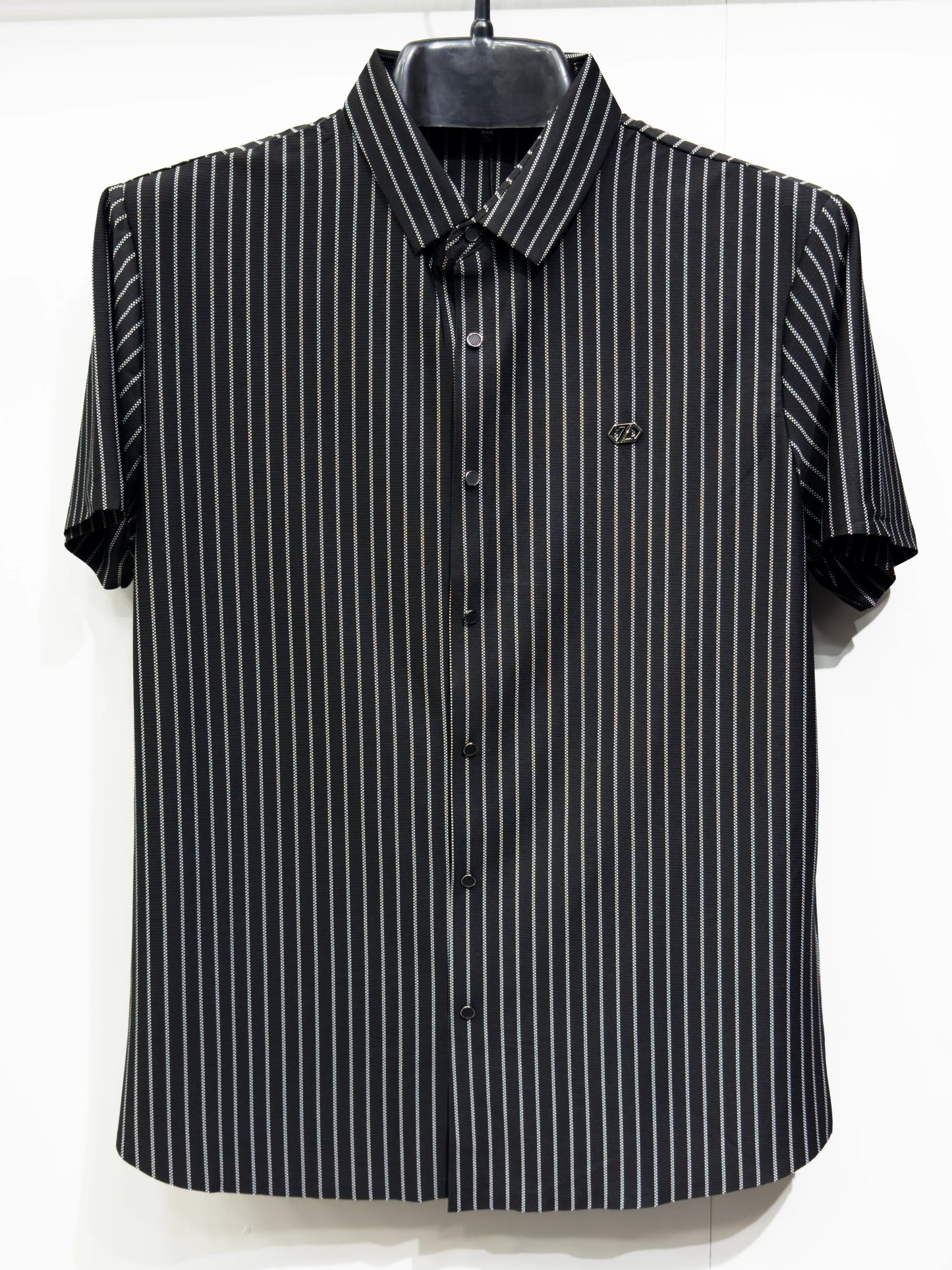 The Essential Line  Modern Monolith Striped Button-Down