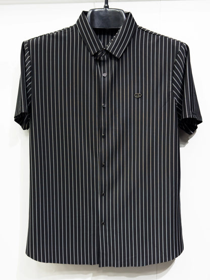 The Essential Line  Modern Monolith Striped Button-Down