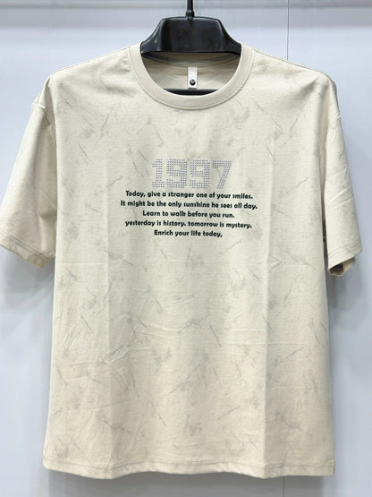 Vintage 1997 Graphic Tee – Acid Wash Urban Streetwear T-Shirt