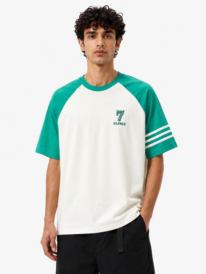 Retro Raglan Baseball Tee – Athletic Colorblock