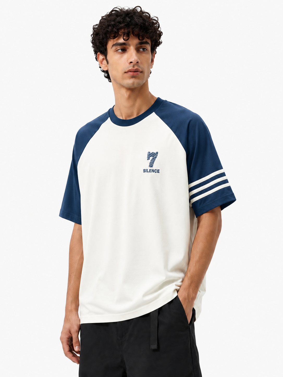 Retro Raglan Baseball Tee – Athletic Colorblock