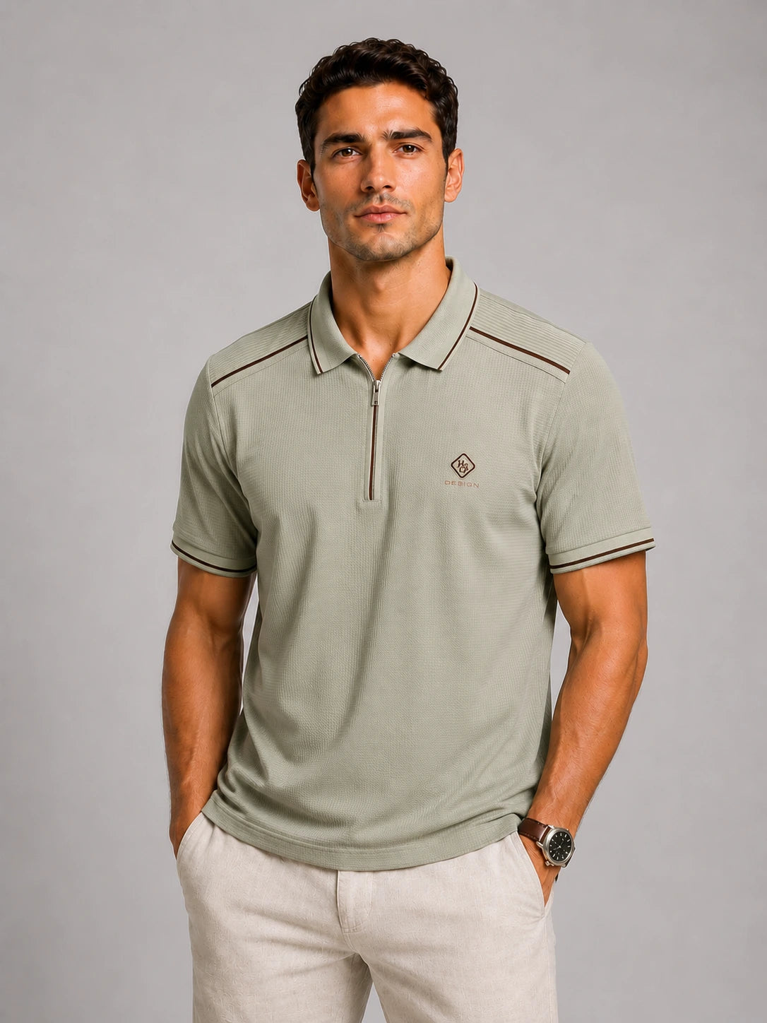 Elite Quarter-Zip Performance Polo