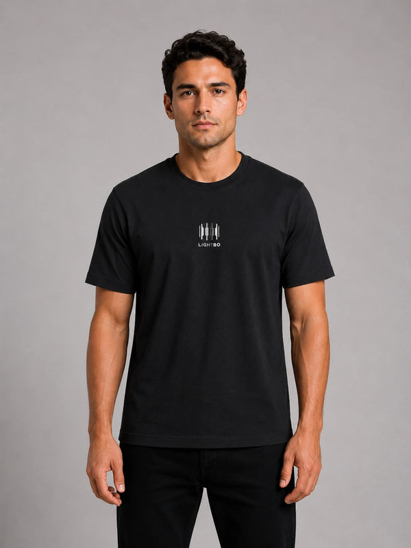 Minimal Logo Premium Cotton T-Shirt