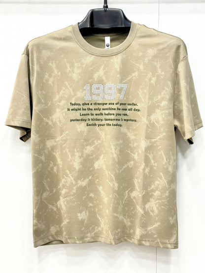 Vintage 1997 Graphic Tee – Acid Wash Urban Streetwear T-Shirt