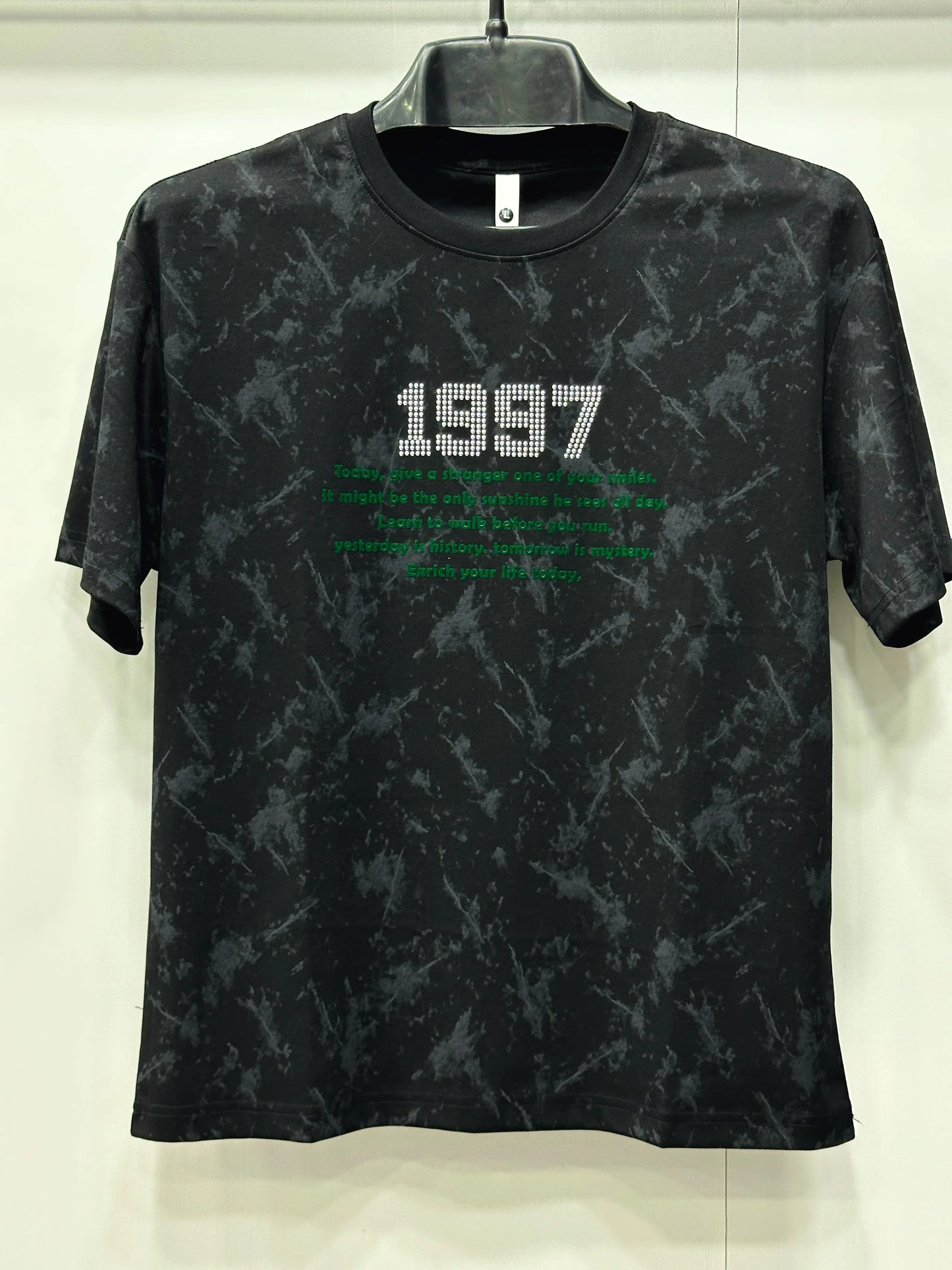Vintage 1997 Graphic Tee – Acid Wash Urban Streetwear T-Shirt