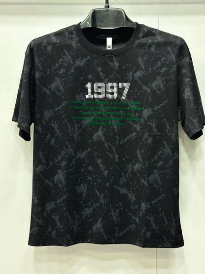 Vintage 1997 Graphic Tee – Acid Wash Urban Streetwear T-Shirt